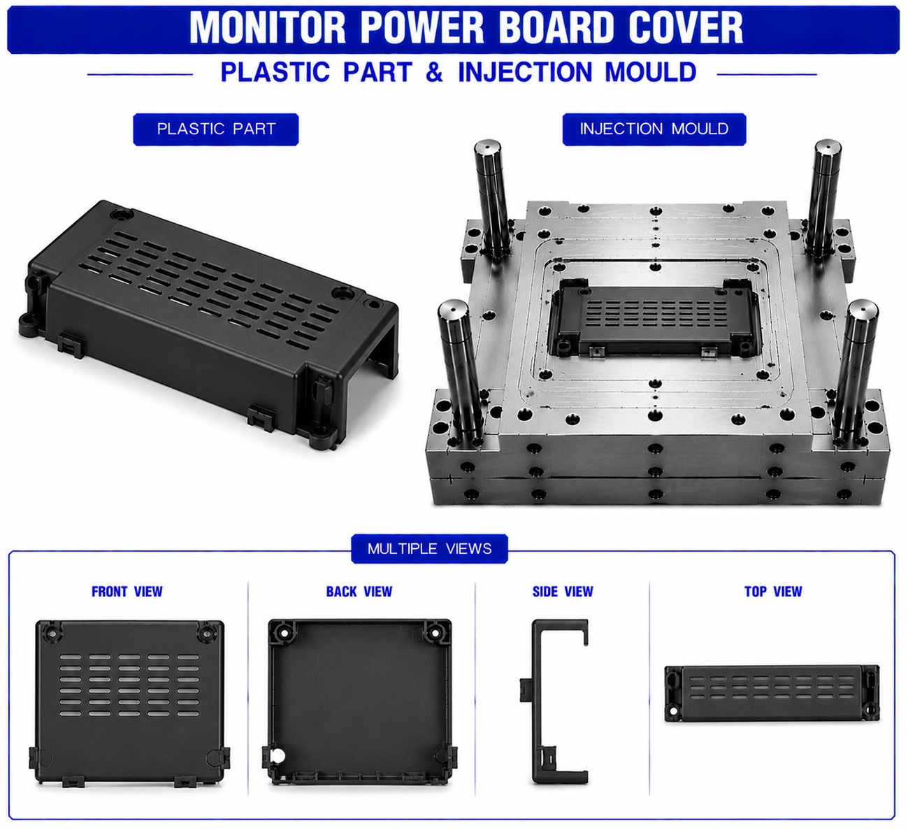 Monitor Plastic Power Board Cover